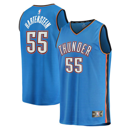 Isaiah Hartenstein Oklahoma City Thunder Fast Break Replica Player Jersey - Icon Edition - Blue | Fanatics outlet