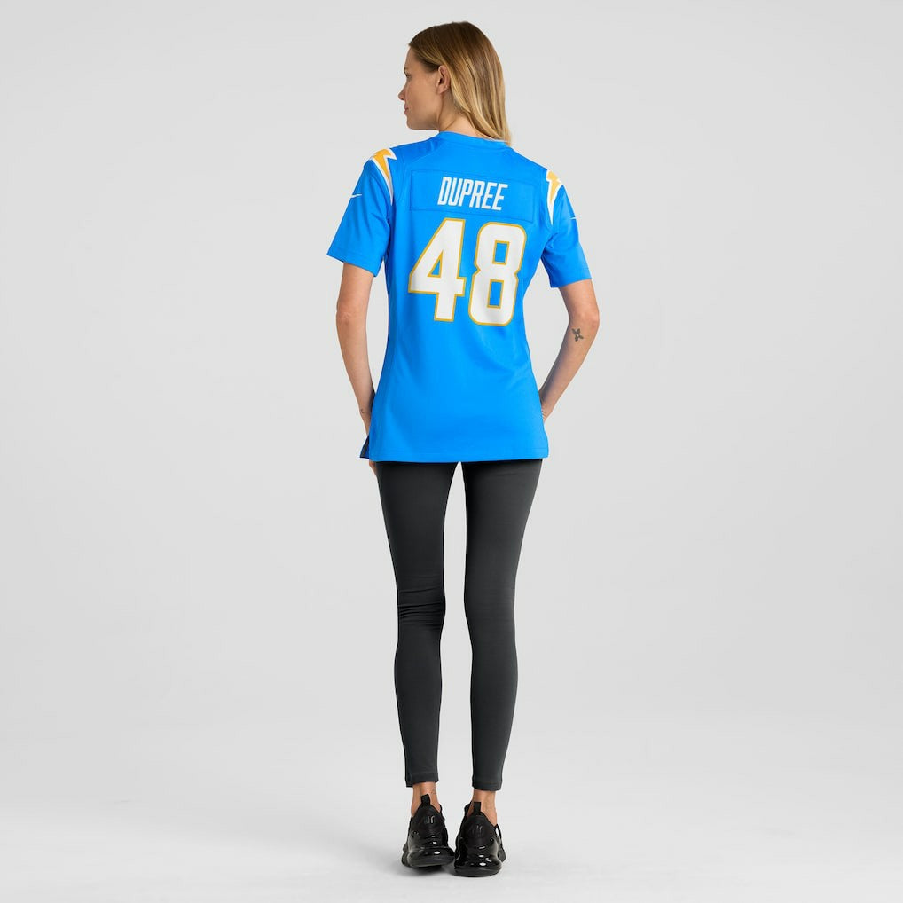 Bud Dupree Los Angeles Chargers Women's Team Game Jersey - Powder Blue | Nike online