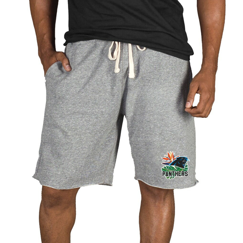 Carolina Panthers Concepts Sport Mainstream Tri-Blend Shorts - Gray sale