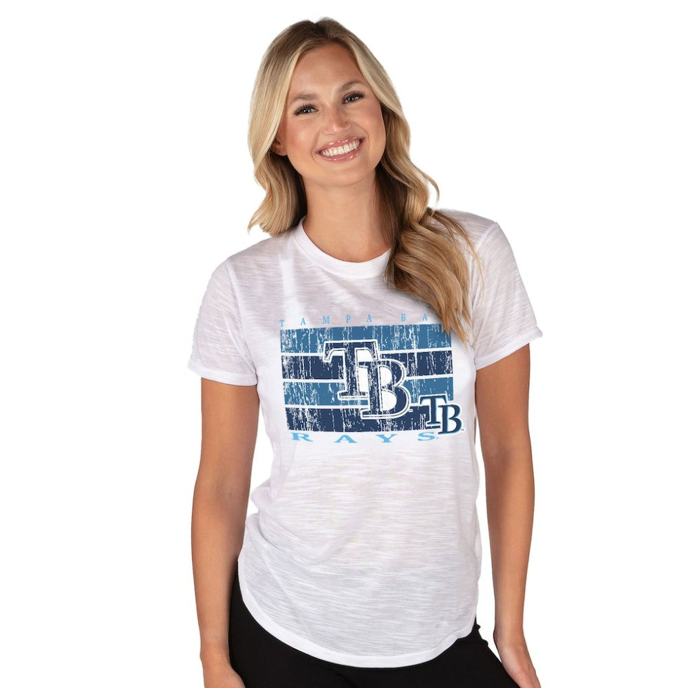 Tampa Bay Rays Concepts Sport Women's Infuse Knit Top - White