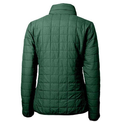 Green Bay Packers Cutter & Buck Women's Rainier PrimaLoft Eco Insulated Full-Zip Puffer Jacket - Green online
