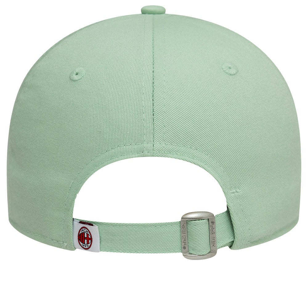 AC Milan New Era Women's Script 9FORTY Adjustable Hat - Light Green | New Era discount