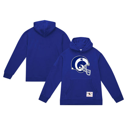 Los Angeles Rams Helmet Logo Vintage Pullover Hoodie - Royal online