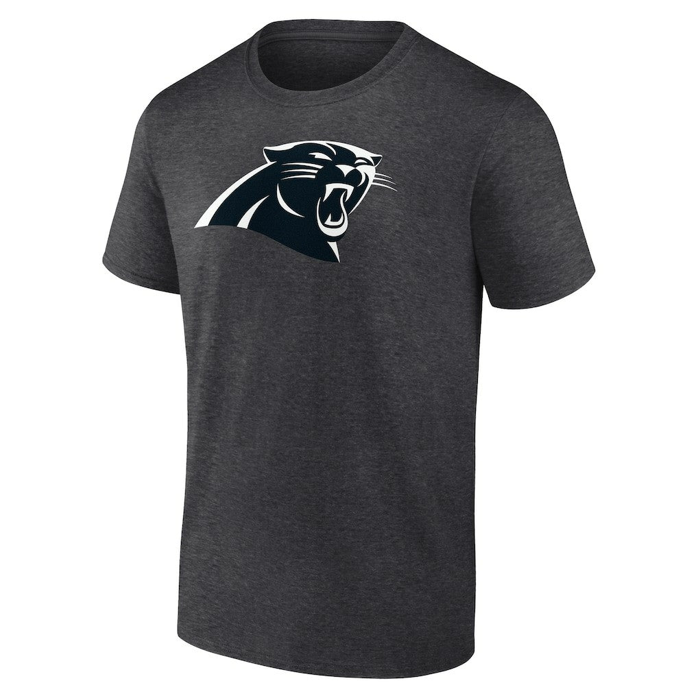 Carolina Panthers Personalized Name & Number Monochrome T-Shirt - Charcoal discount