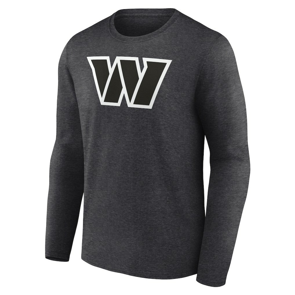 Washington Commanders Personalized Name & Number Monochrome Long Sleeve T-Shirt - Charcoal online