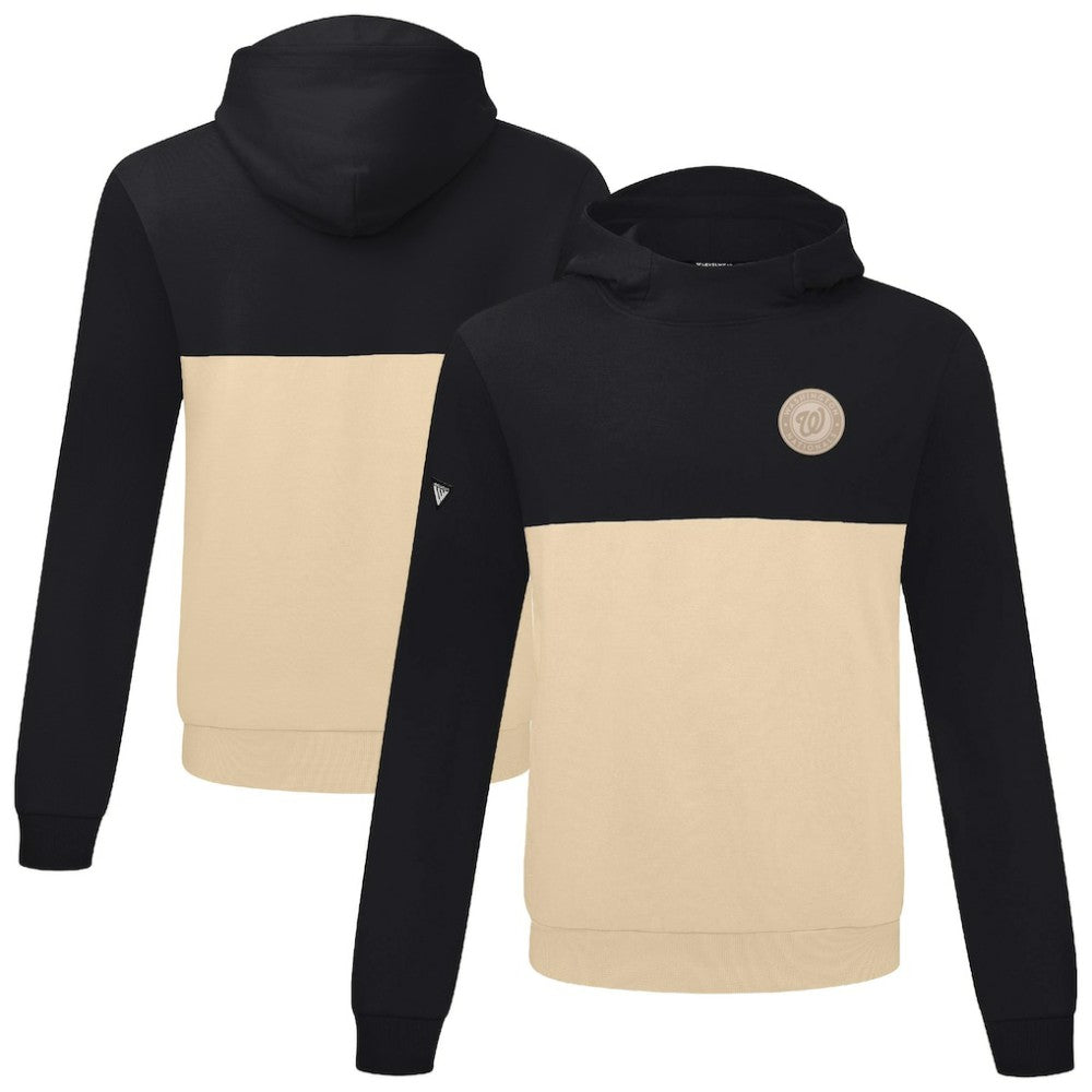Washington Nationals Levelwear Bracket Pullover Hoodie - Black/Sand