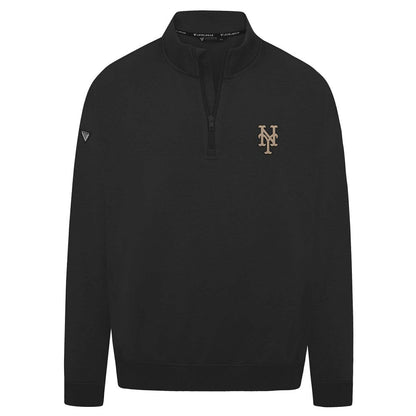 New York Mets Levelwear Murray Quarter-Zip Sweatshirt - Black