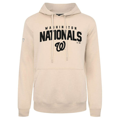 Washington Nationals Levelwear Podium Team Arch Pullover Hoodie - Khaki