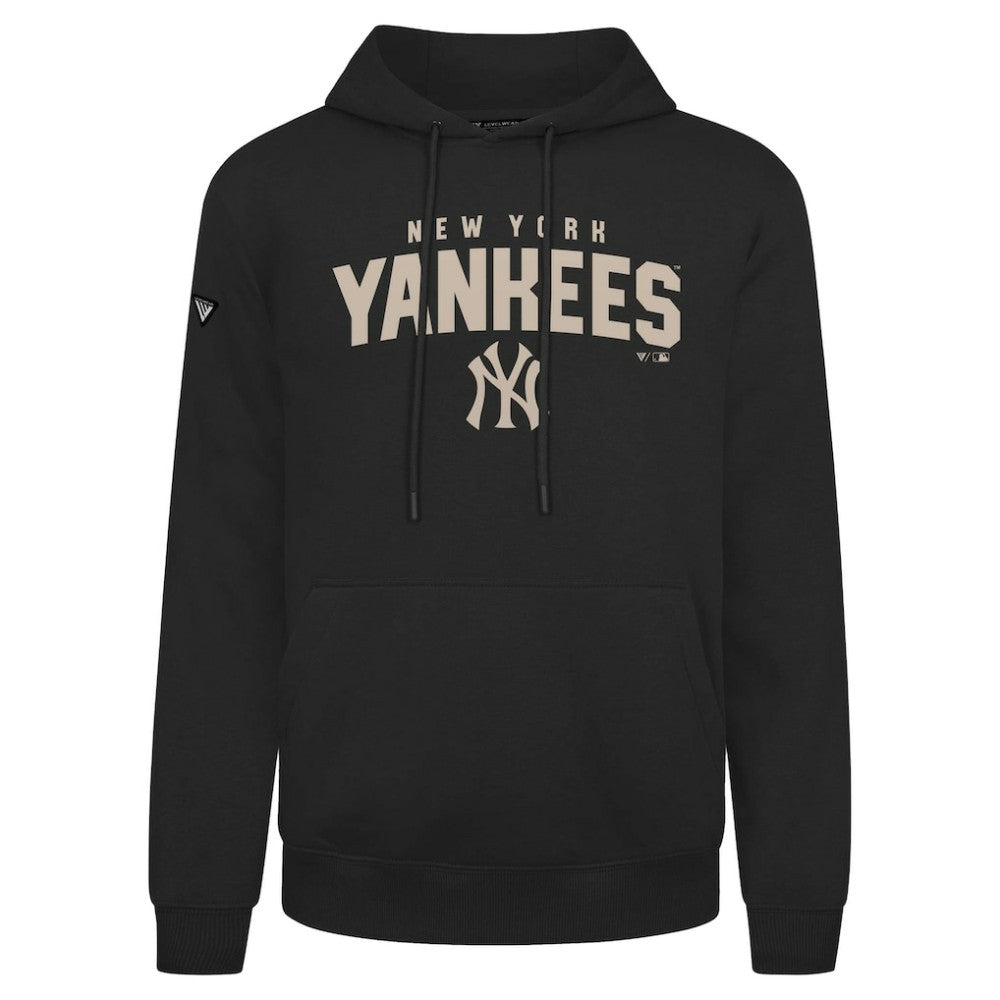 New York Yankees Levelwear Podium Team Arch Pullover Hoodie - Black