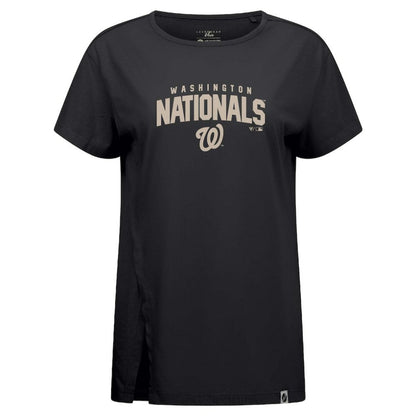 Washington Nationals Levelwear Influx Team Arch T-Shirt - Black