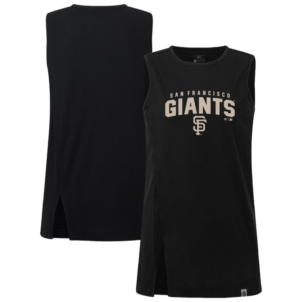 San Francisco Giants Levelwear Women's Influx Team Arch Tank Top - Black