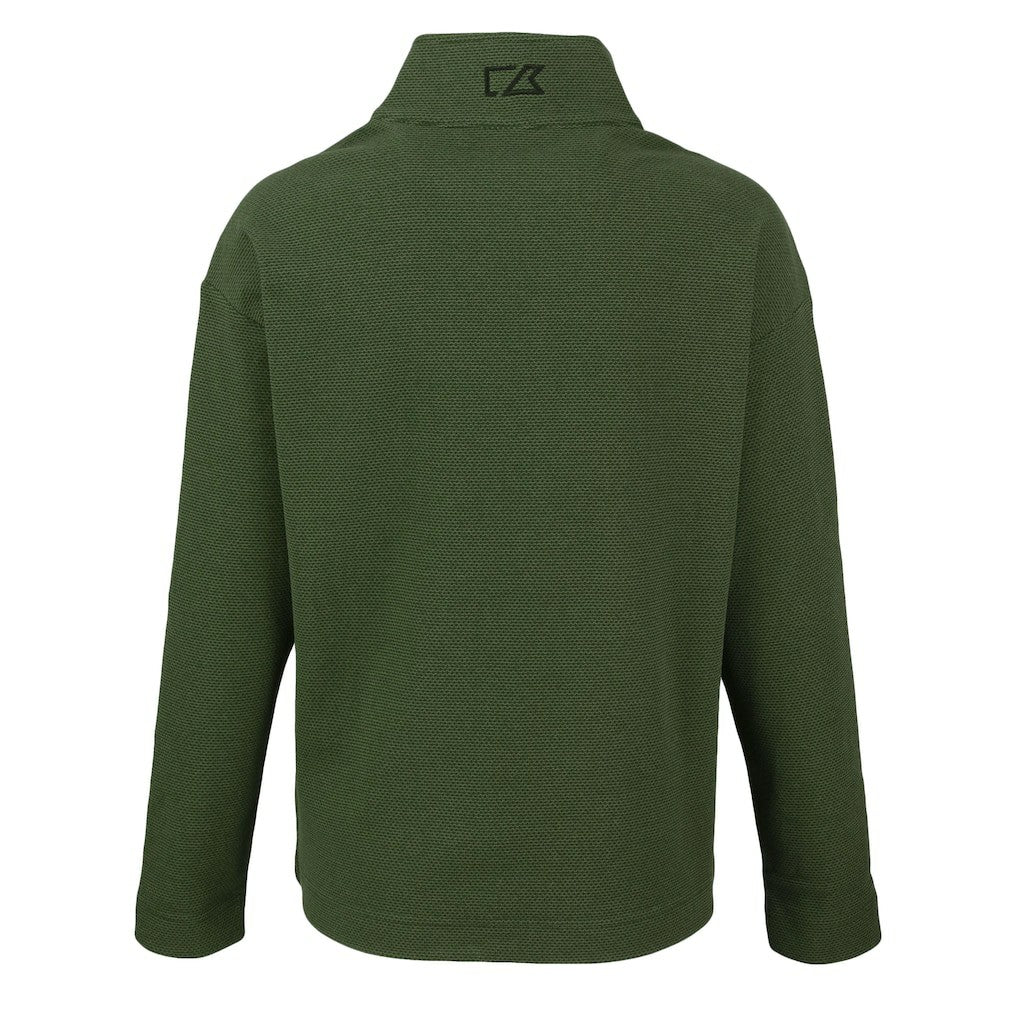 Baltimore Ravens Cutter & Buck Women's Hunts Point Eco Half-Snap Sweatshirt - Green online