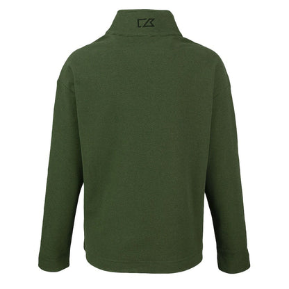 Carolina Panthers Cutter & Buck Women's Hunts Point Eco Half-Snap Sweatshirt - Green for sale
