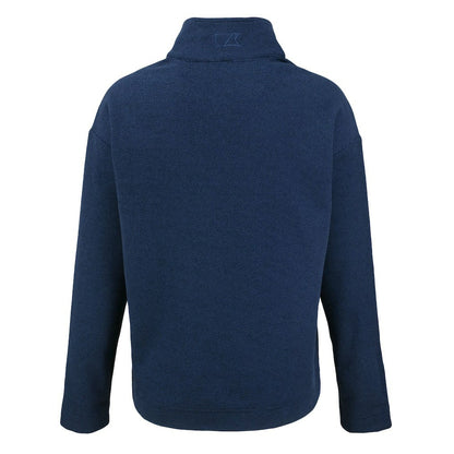 Denver Broncos Cutter & Buck Women's Hunts Point Eco Half-Snap Sweatshirt - Navy online