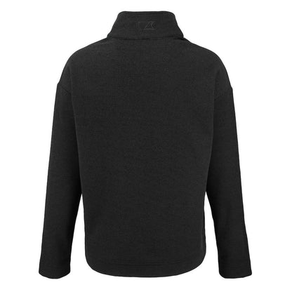 San Francisco 49ers Cutter & Buck Women's Hunts Point Eco Half-Snap Sweatshirt - Black outlet