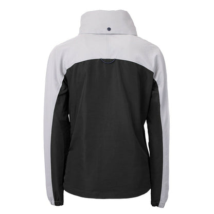 San Francisco 49ers Cutter & Buck Women's Charter Eco Recycled Half-Zip Hooded Anorak Jacket - Black sale