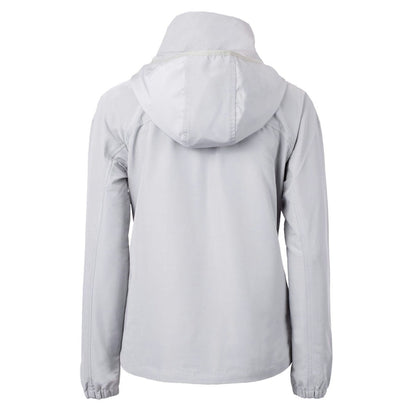 Denver Broncos Cutter & Buck Women's Charter Eco Recycled Half-Zip Hooded Anorak Jacket - Gray cheap