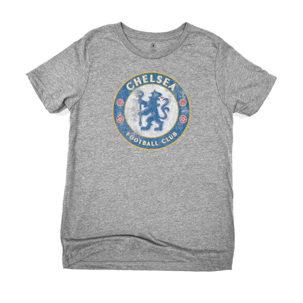 Chelsea 1863FC Youth Color Badge T-Shirt - Heather Gray on sale
