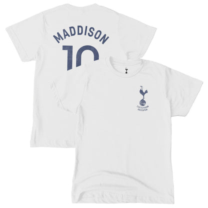 James Maddison Tottenham Hotspur 1863FC Youth Player T-Shirt - White on sale