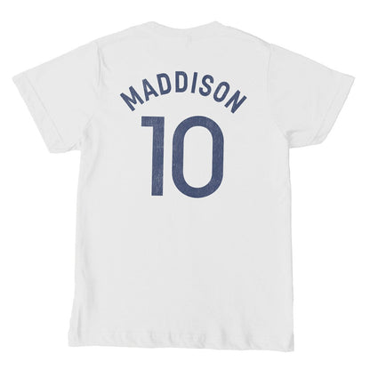 James Maddison Tottenham Hotspur 1863FC Youth Player T-Shirt - White on sale