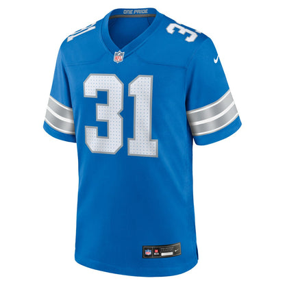 Kerby Joseph Detroit Lions Team Game Jersey - Blue | Nike cheap