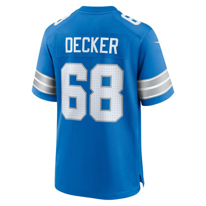 Taylor Decker Detroit Lions Team Game Jersey - Blue | Nike sale