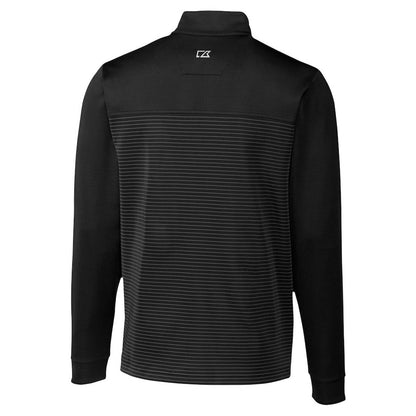 Indianapolis Colts Cutter & Buck Traverse Stripe Stretch DryTec Quarter-Zip Top - Black discount