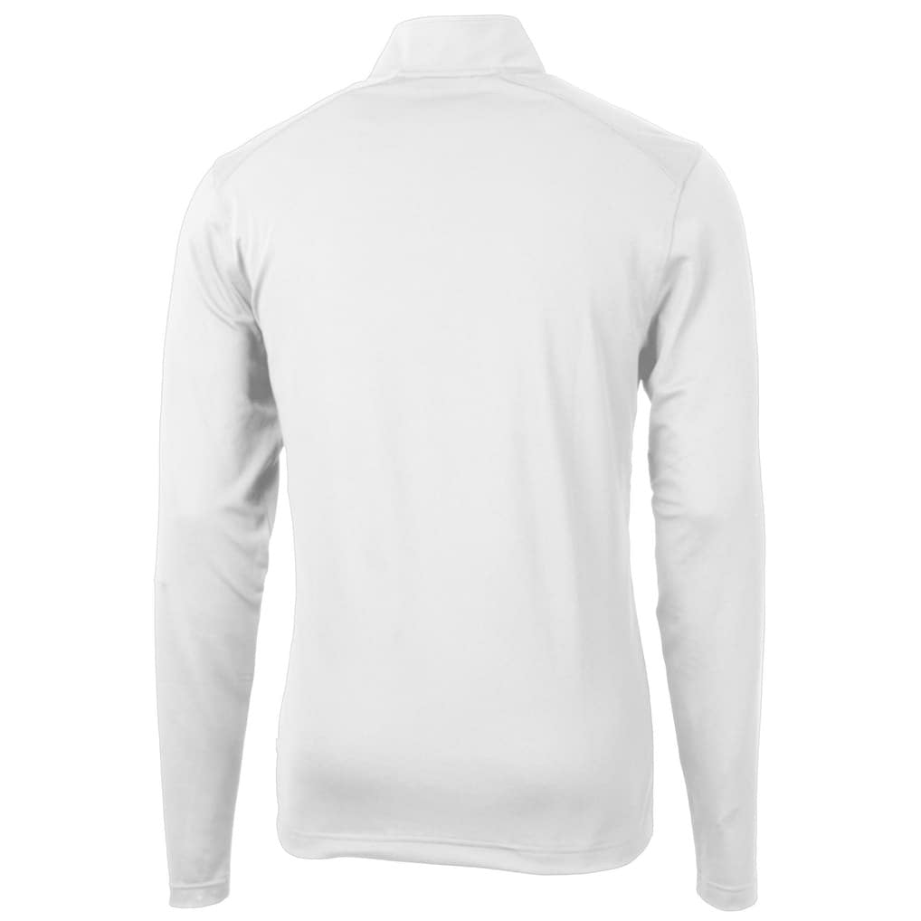 San Francisco 49ers Cutter & Buck Big & Tall Virtue Eco Pique Quarter-Zip Jacket - White on sale