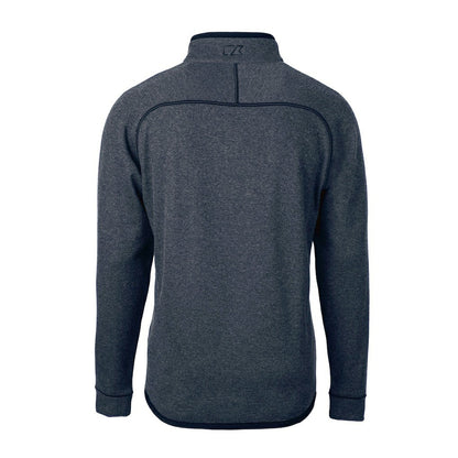 Indianapolis Colts Cutter & Buck Big & Tall Mainsail Sweater-Knit Half-Zip Jacket - Heather Navy online