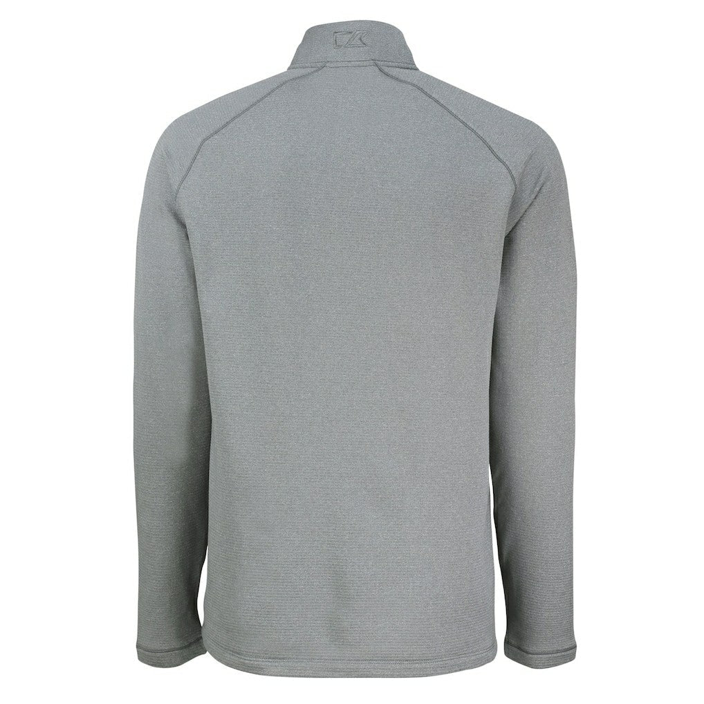 New York Giants Cutter & Buck Peshastin Eco Fleece Tri-Blend Raglan Recycled Quarter-Zip Jacket - Heather Gray cheap