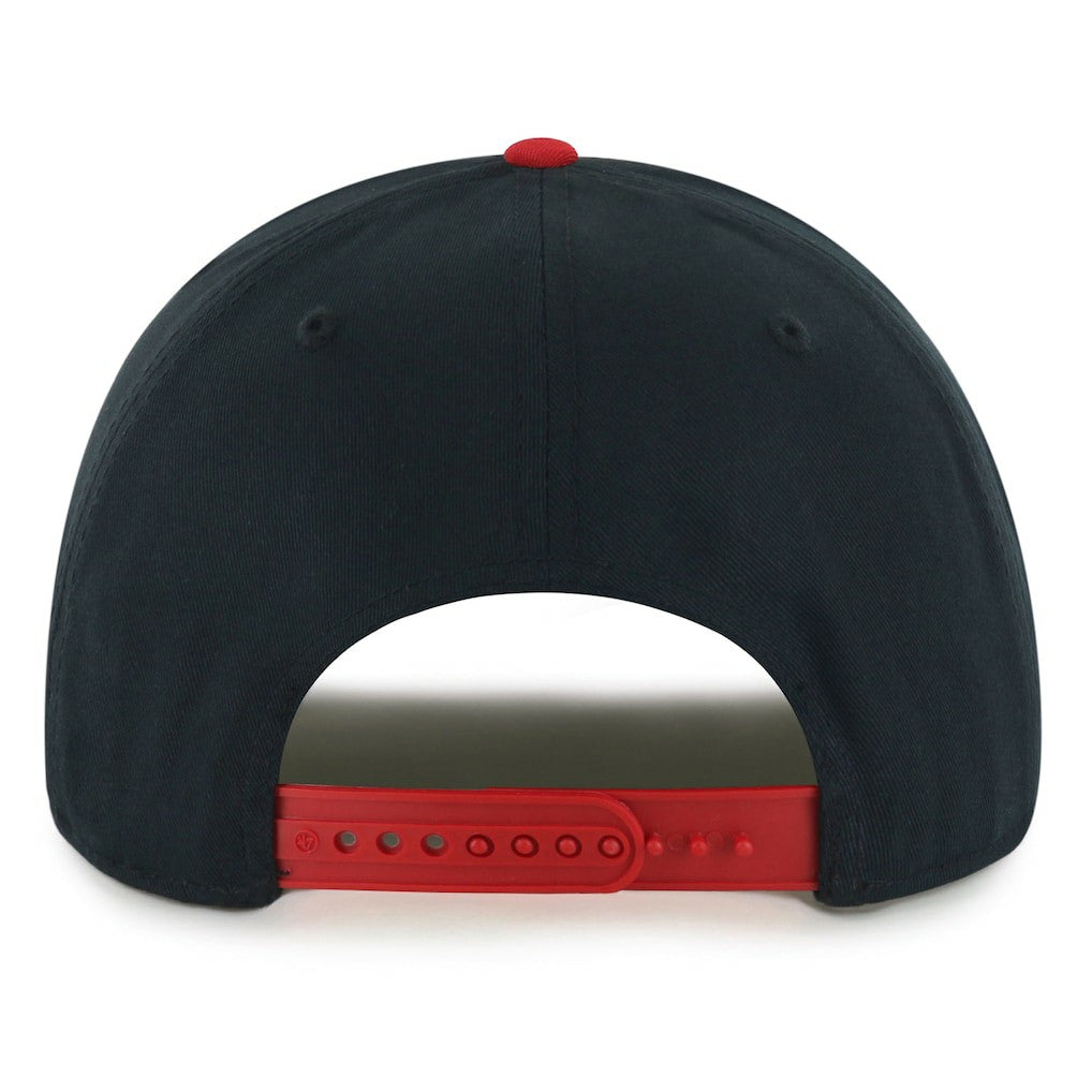 Chicago Bulls '47 Dropshadow Rope Hitch Adjustable Hat - Black/Red | 47 brand for sale