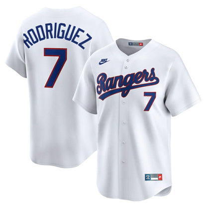 Ivan Rodriguez Texas Rangers Throwback Cooperstown Collection Limited Jersey - White | Nike