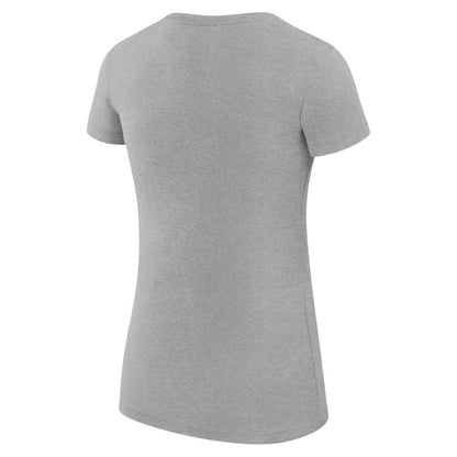 Indiana Pacers G-III 4Her by Carl Banks Women's Super-Slim Fit Lightweight Leopard Heart T-Shirt - Heather Gray shop