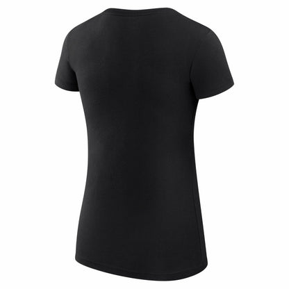 Oklahoma City Thunder G-III 4Her by Carl Banks Women's Super-Slim Fit Lightweight Leopard Heart T-Shirt - Black on sale