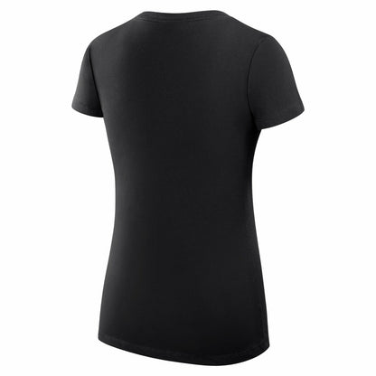Miami Heat G-III 4Her by Carl Banks Women's Super-Slim Fit Lightweight Leopard Heart V-Neck T-Shirt - Black on sale