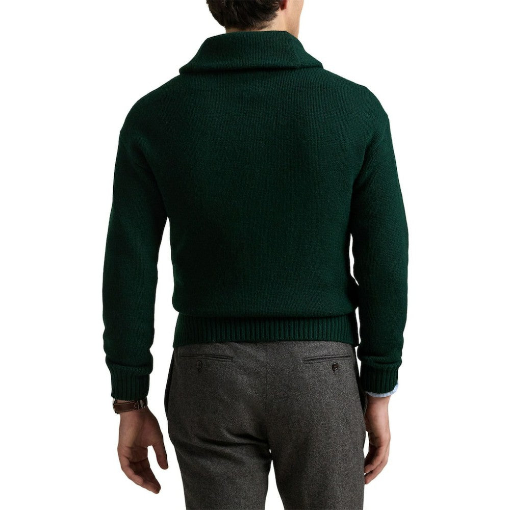 New York Yankees Polo Ralph Lauren Cooperstown Collection Pullover Sweater- Green