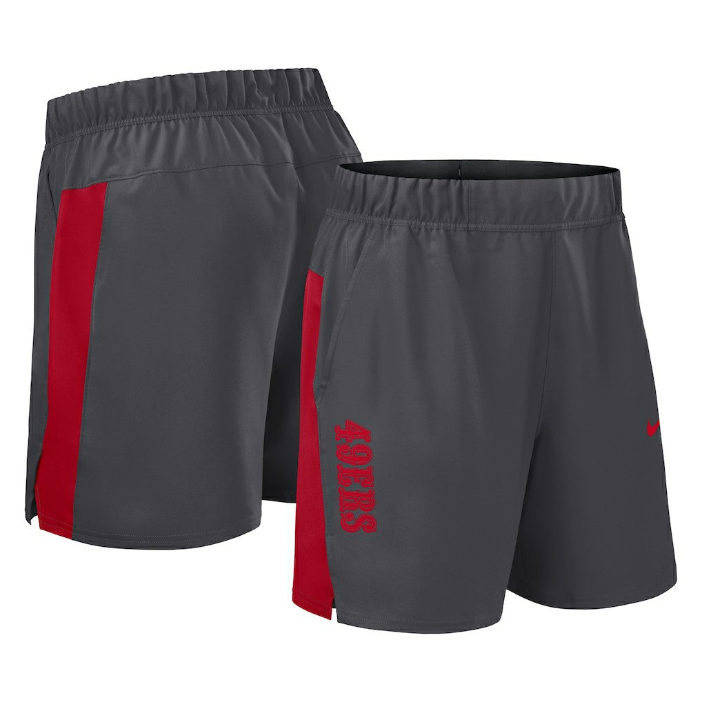 San Francisco 49ers Woven Victory Dri-FIT Shorts - Gray | Nike cheap