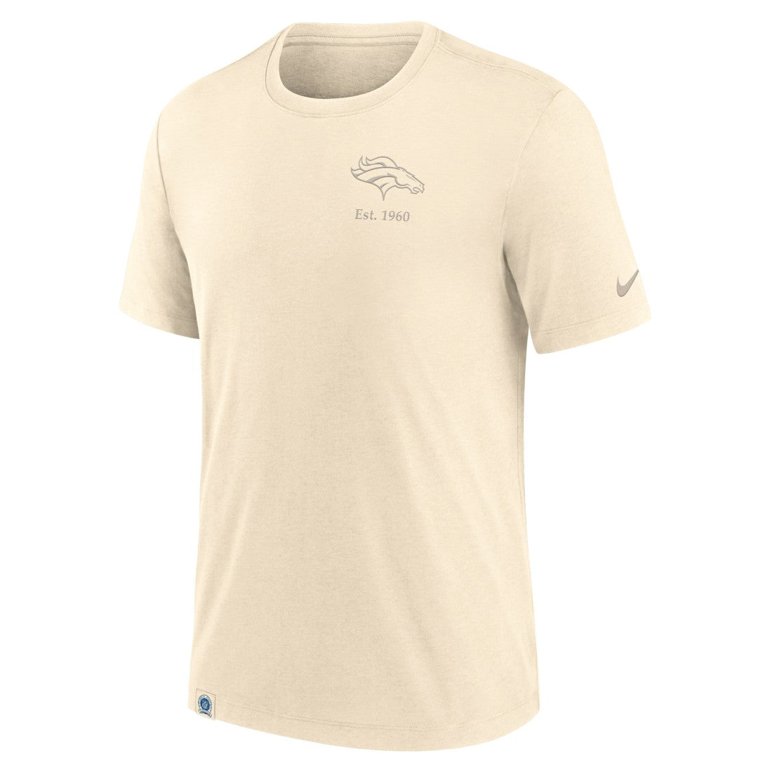Denver Broncos Glory Tri-Blend T-Shirt - Cream | Nike sale
