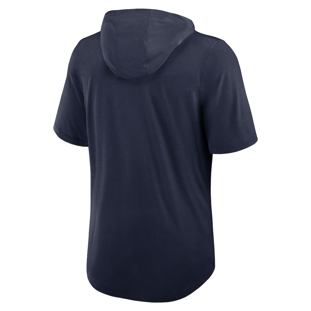 Seattle Seahawks Lockup Tri-Blend Hoodie T-Shirt - College Navy | Nike online