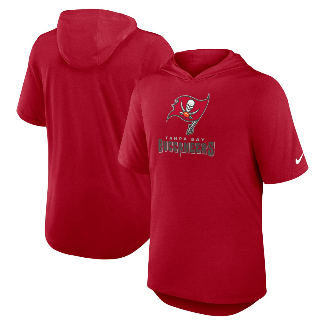 Tampa Bay Buccaneers Lockup Tri-Blend Hoodie T-Shirt - Red | Nike for sale