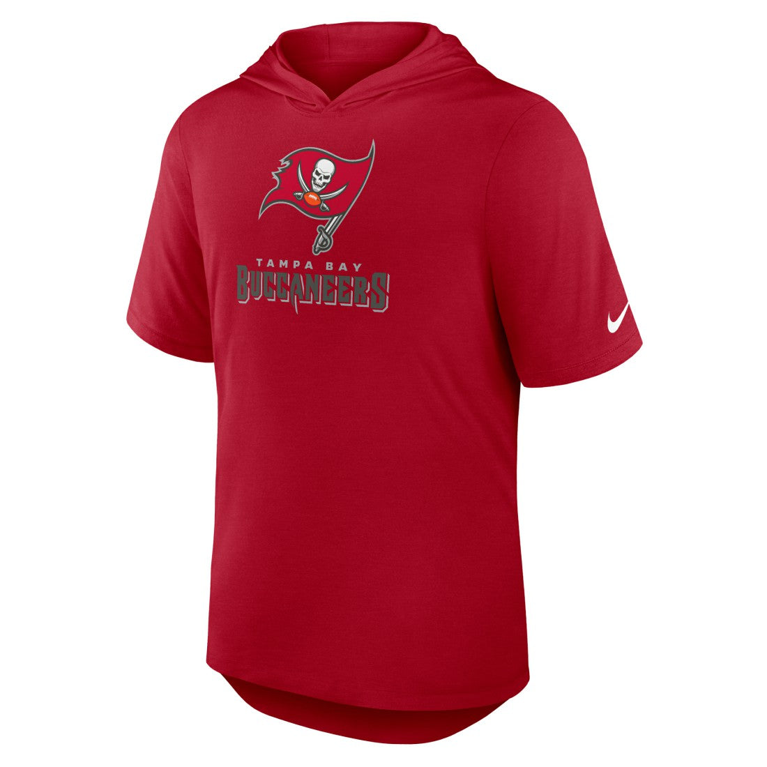 Tampa Bay Buccaneers Lockup Tri-Blend Hoodie T-Shirt - Red | Nike for sale