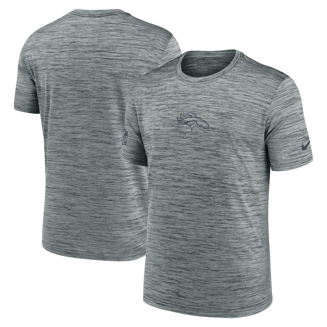 Denver Broncos Sideline Velocity Dri-FIT T-Shirt - Gray | Nike cheap