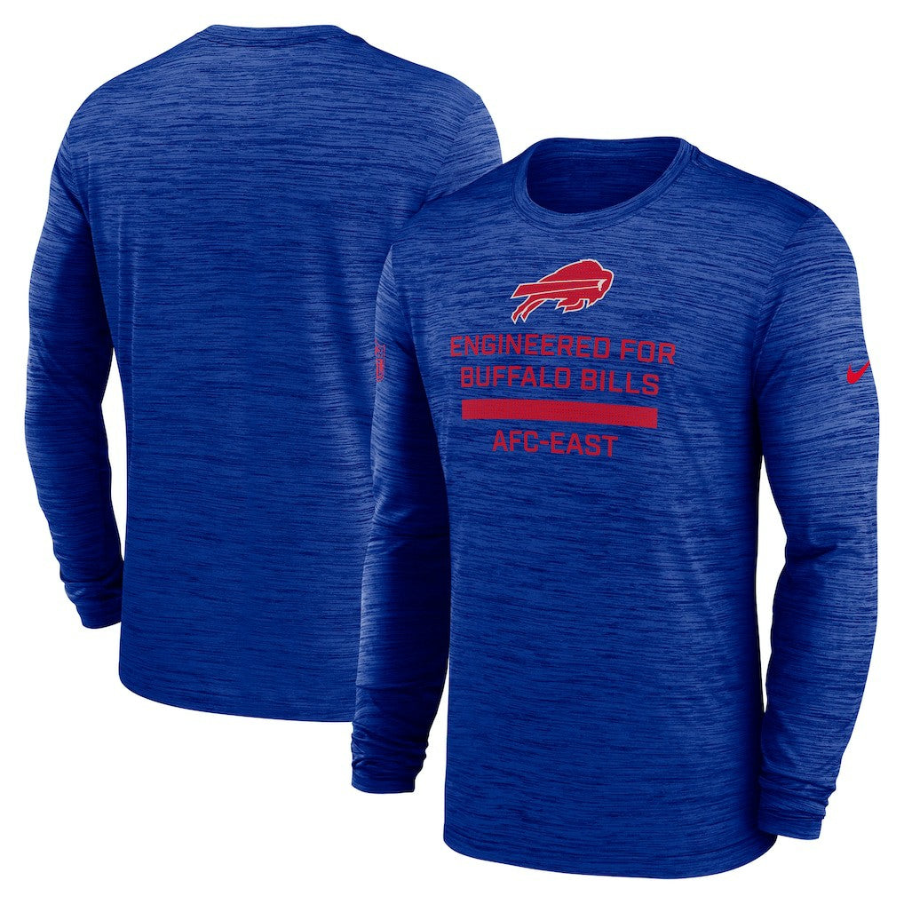 Buffalo Bills Sideline Velocity Performance Long Sleeve T-Shirt - Royal | Nike outlet