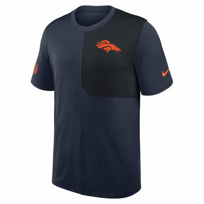 Denver Broncos Sideline UV Dri-Fit Coach Shirt - Navy | Nike cheap