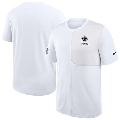 New Orleans Saints Sideline UV Dri-Fit Coach Shirt - White | Nike cheap
