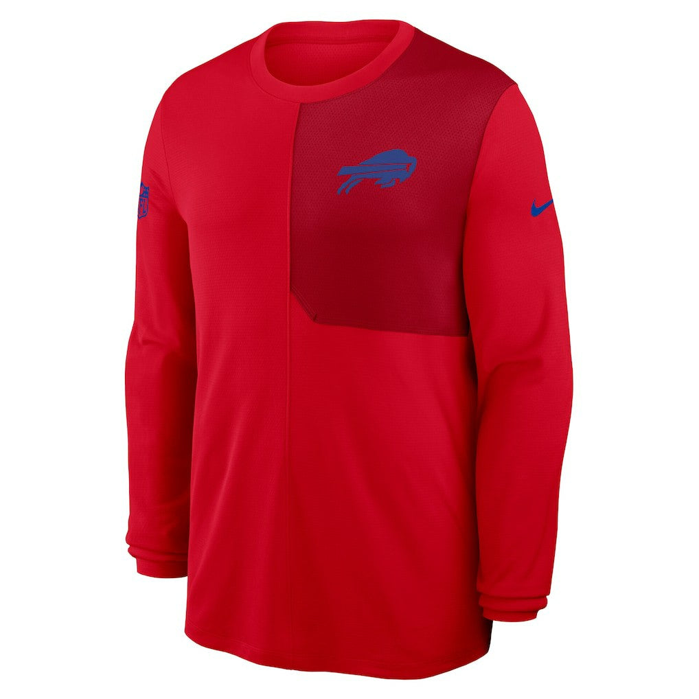 Buffalo Bills Sideline Coach UV Dri-FIT Long Sleeve Shirt - Red | Nike discount