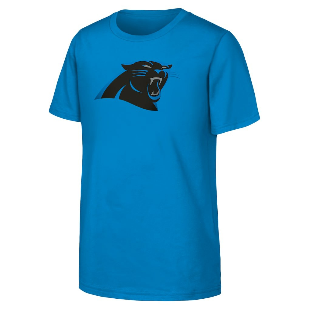 Carolina Panthers Outerstuff Youth Primary Logo T-Shirt - Blue for sale