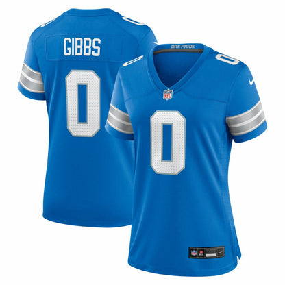 Jahmyr Gibbs Detroit Lions Women's Game Player Jersey - Blue | Nike discount