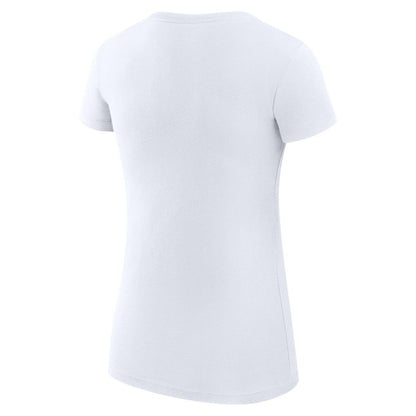 Buffalo Bills G-III 4Her by Carl Banks Women's Super-Slim Fit Lightweight Subtle Football T-Shirt - White outlet