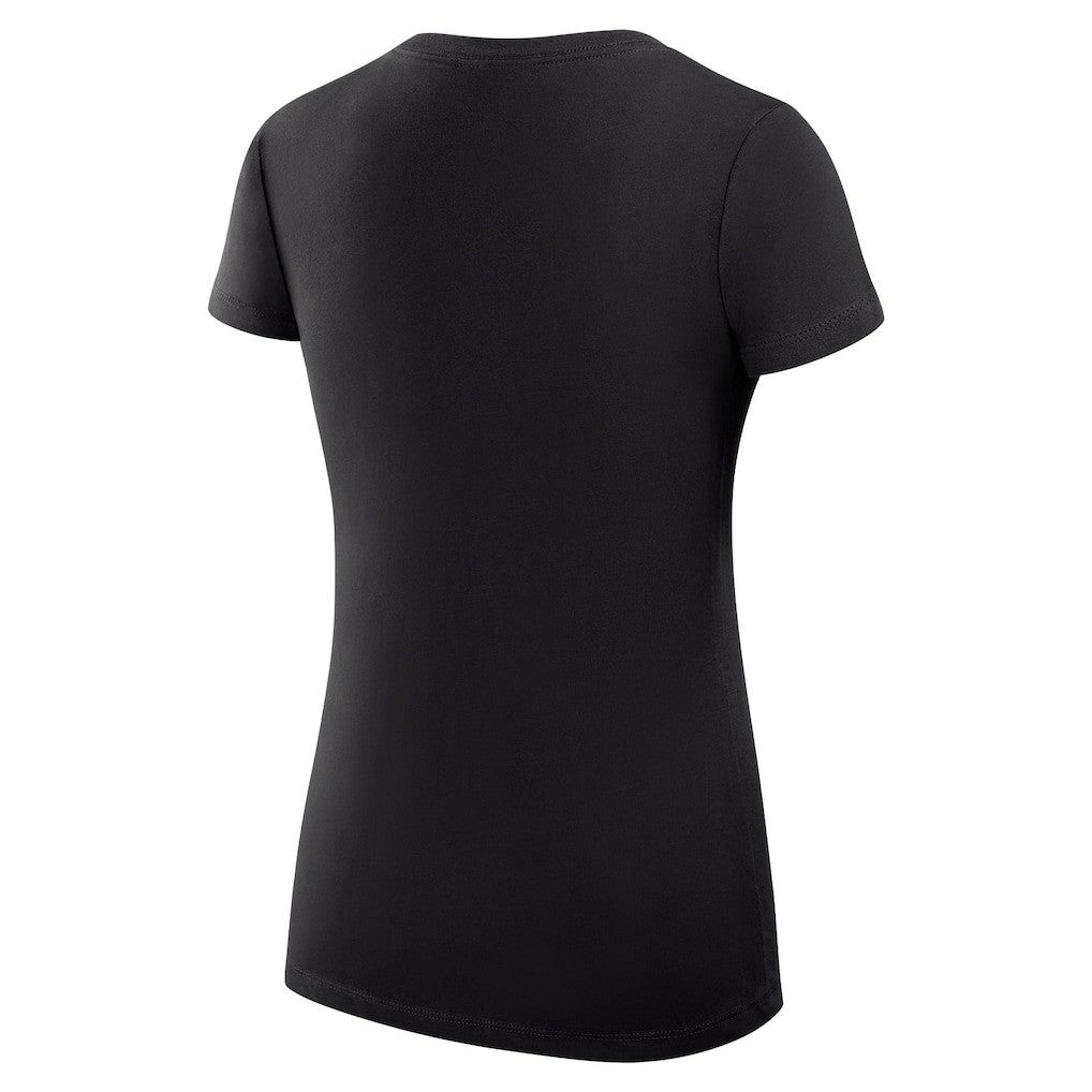 Minnesota Vikings G-III 4Her by Carl Banks Women's Super-Slim Fit Lightweight Subtle Football V-Neck T-Shirt - Black outlet